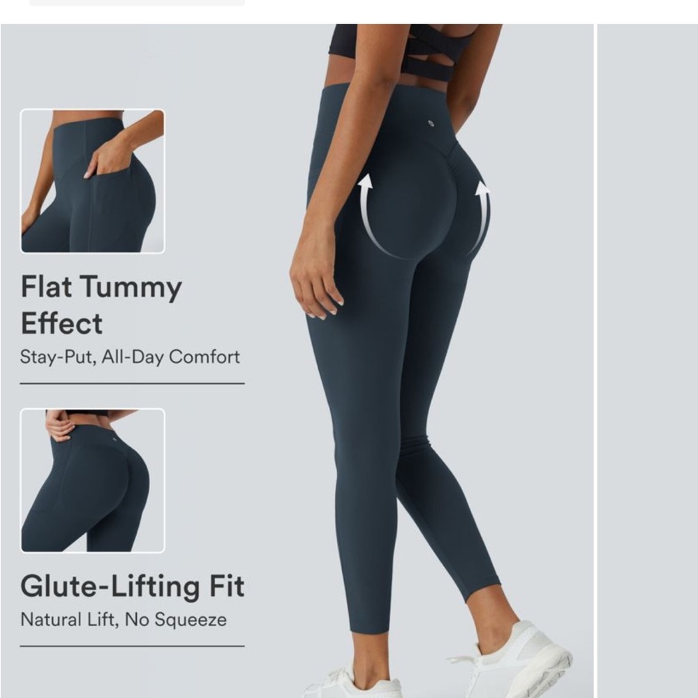 HALARA High-Waisted Carbon Leggings - Picture 5 of 7